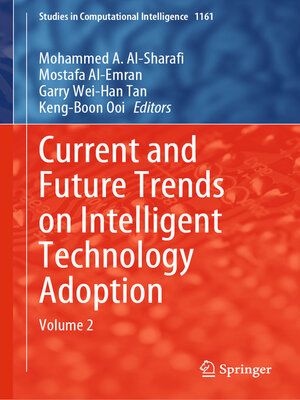 cover image of Current and Future Trends on Intelligent Technology Adoption